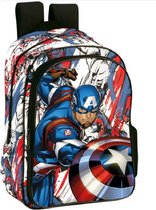 Captain America - Rugzak - 3d - 43 cm / Top kwaliteit -The Avengers - Shield