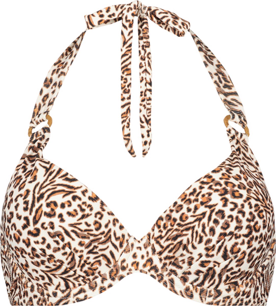 CYELL Leopard Love bikinitop met voorgevormde cups en beugel - dames - Maat 75C