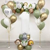 Jungle Party – Jungle feestversiering – Dieren ballonnen – Thema feest / kinder verjaardag – Kinderverjaardag versiering – Feestversiering – Versiering – 1e verjaardag – 28pcs - Eé