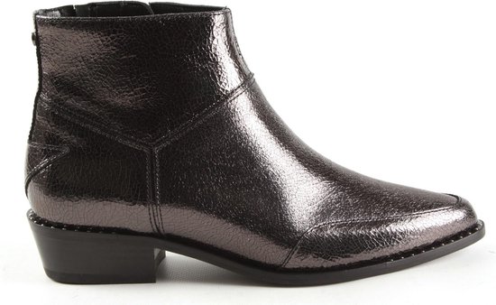 Dames Enkellaars Floris Van Bommel Floris Van Bommel 85625/03 Antraciet -  Maat 38.5 | bol.com