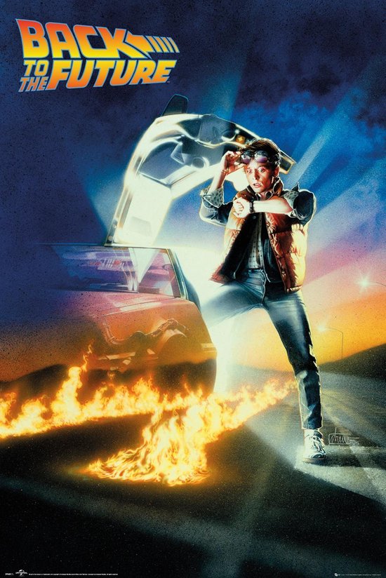 Back to the Future poster Steven Spielberg 61x91.5cm.
