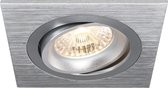 LED Spot Set - Pragmi Borny Pro - GU10 Fitting - Inbouw Vierkant - Mat Zilver - Kantelbaar - 92mm - Philips - CorePro 840 36D - 4W - Natuurlijk Wit 4000K - Dimbaar - BES LED