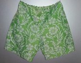 korte broek - groen - bloemen - maat 44