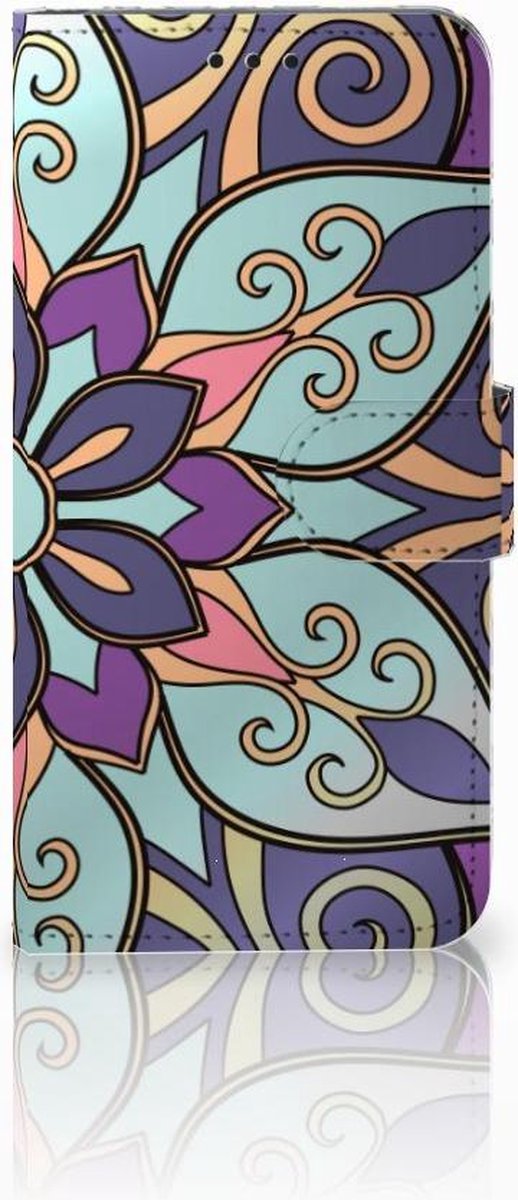 Huawei P30 Lite (2020) Hoesje Purple Flower