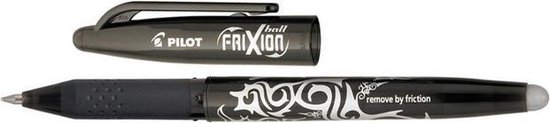 Pilot Frixion – Rollerball Pen – Zwart 0.7mm – uitgumbaar – 1 stuk