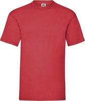 Fruit of the Loom - 5 stuks Valueweight T-shirts Ronde Hals - Rood - S