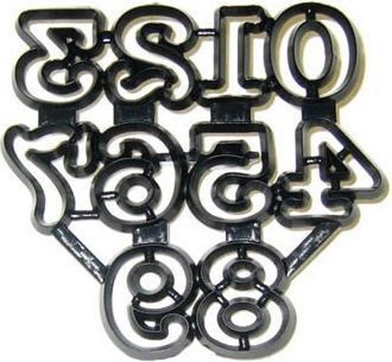 Patchwork Cutter Large Numerals 2.5cm