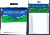 Acrylic Stempel Blokken Set voor transparante stempels