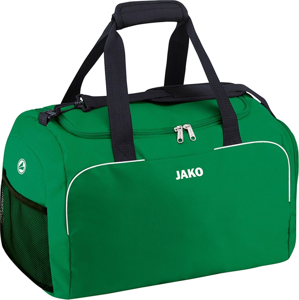 Jako Classico (Senior) Sporttas Met Zijvak In Mesh - Sportgroen | Maat: SR