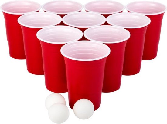 Resoneer Industrialiseren onderwerpen AmericanCups Bekers - 500 American Red Cups (473 ml) | bol.com