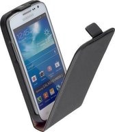 Lelycase Lederen Flip case case Telefoonhoesje Samsung Galaxy Express 2 Zwart