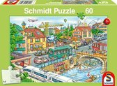 Schmidt puzzel Voertuigen en verkeer - 60 stukjes - 5+