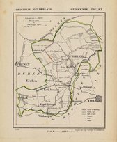 Historische kaart, plattegrond van gemeente Zoelen in Gelderland uit 1867 door Kuyper van Kaartcadeau.com