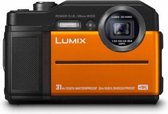 Panasonic Lumix DC-FT7 Compactcamera 20,4 MP 1/2.3'' MOS 5184 x 3888 Pixels Zwart, Oranje