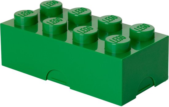 Boîte à Lunch Lego Classic - Brick 8 - Vert foncé