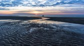 Foto op Canvas, Mountainbike op het strand (120x70cm)