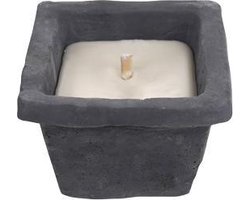 Hautekiet Recandle - 19 cm x 19 cm - Vierkant - Antraciet - 55 Branduren