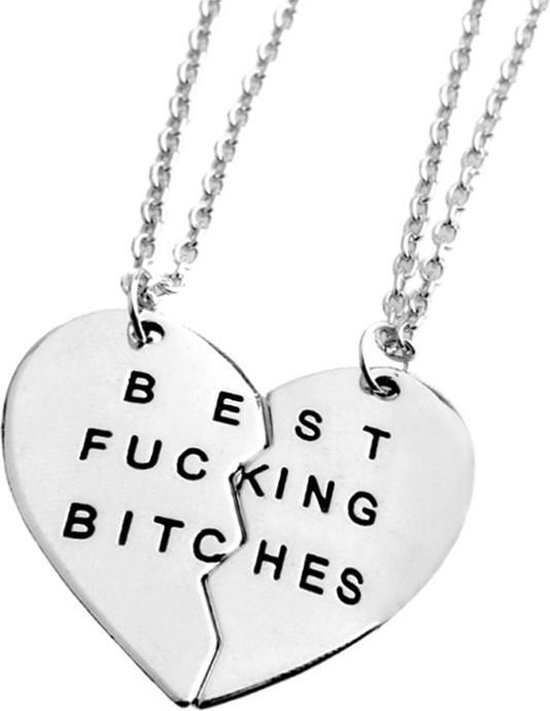 Fako Bijoux® - Vriendschapsketting - BFF Ketting - Best Fucking Bitches