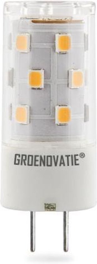 Lampe LED Ovation verte GY6.35 - 5W - 48x18 mm - Dimmable - Blanc chaud