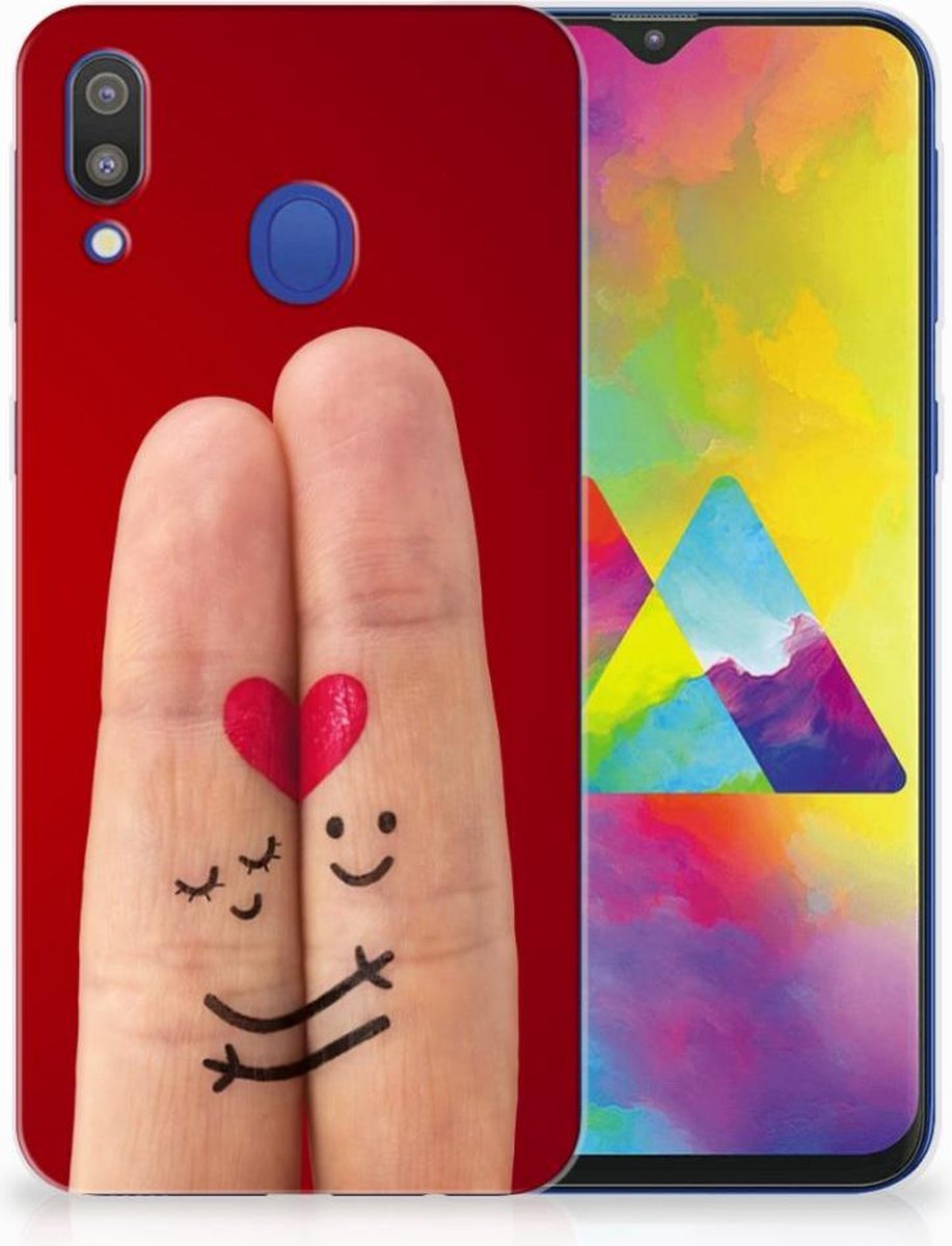 Samsung Galaxy M20 (Power) Silicone Back Cover Liefde - Origineel Romantisch Cadeau