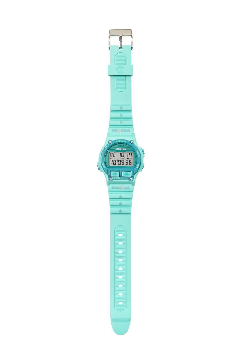 Timex Classic Round Tan Oiled - Horloge - Siliconen - Groen - Ø 38 mm