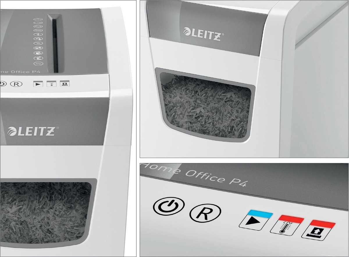 Leitz IQ Slim Home Office Papierversnipperaar - P4 Snippers thumbnail 4