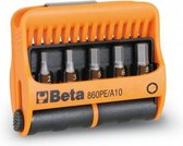 Beta bitset met inbus - 11-delig - 860PE/A10 - Professioneel - 1/4" opname