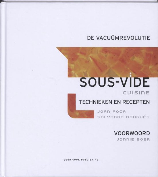 Cover van het boek 'Sous-vide cuisine' van  *