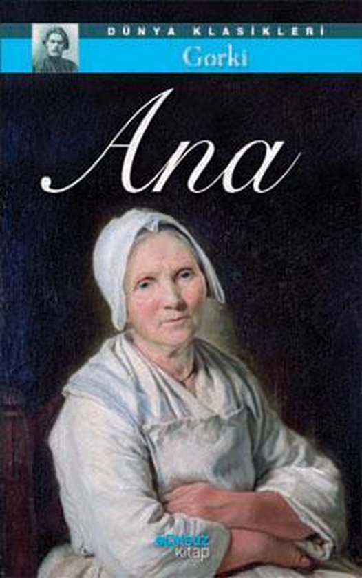Boekomslag met een schilderij van een oudere vrouw met een witte kap en een schort.