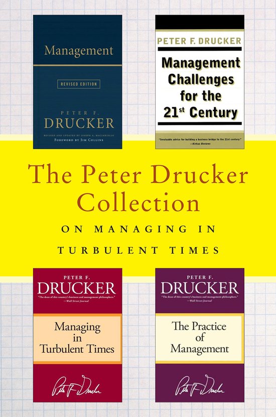 The Peter Drucker Collection on Managing in Turbulent Times - cover