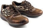 Gabor Rollingsoft Dames Lage sneakers - bruin - Maat 40.5