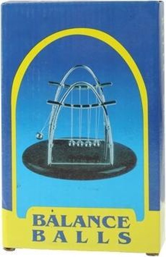 Thumbnail van een extra afbeelding van het spel 12mm Newton's Cradle balans bal fysica wetenschap leuk Bureau speelgoed