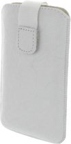 Leather Case Wolfgang AT-AS43D Dual Sim Washed White