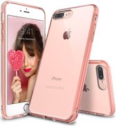 Ringke Fusion iPhone 7 Plus / 8 Plus Hoesje Doorzichtig Rose Gold
