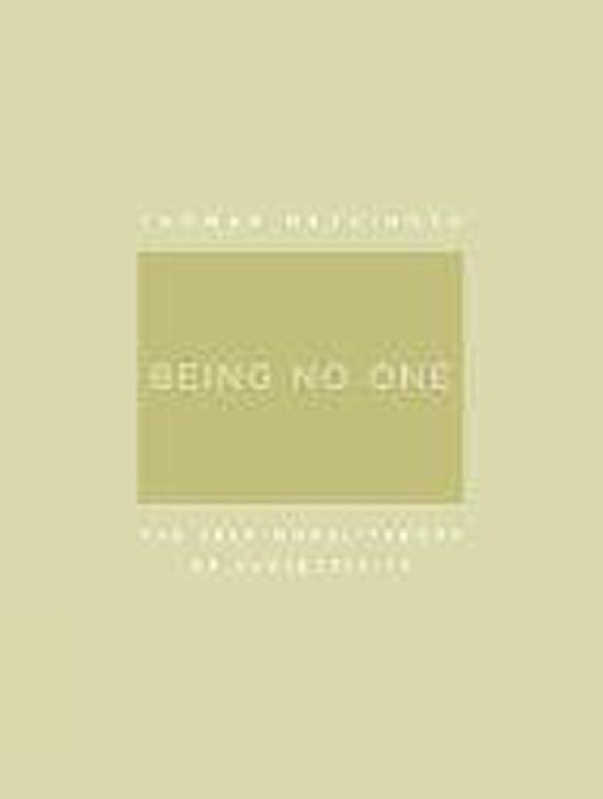 Being No One - cover