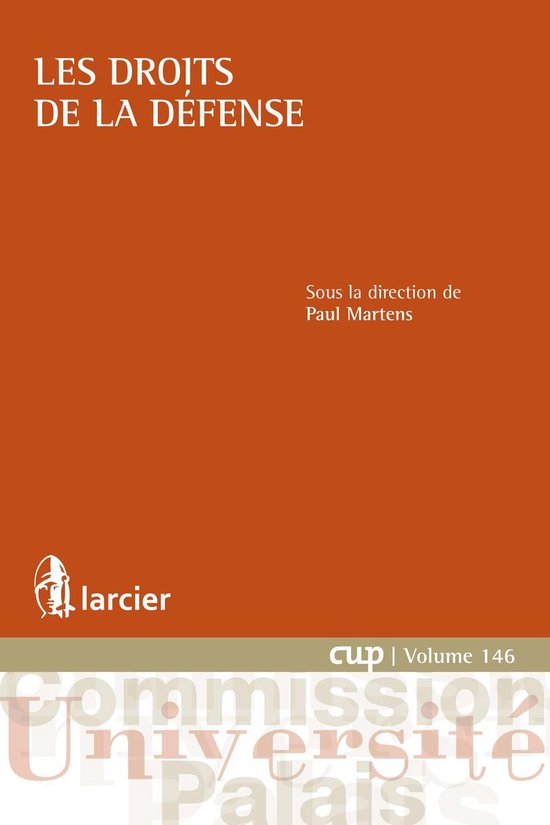 Commission Université-Palais (CUP) - Les droits de la défe ... - cover