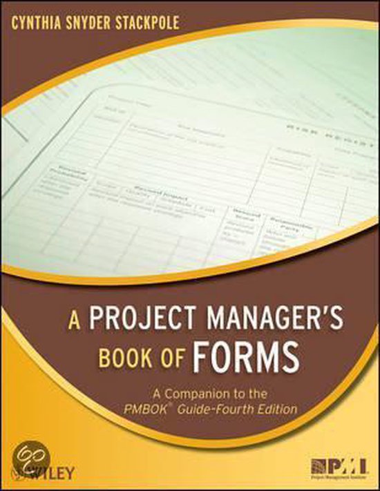 A Project Manager's Book Of Forms