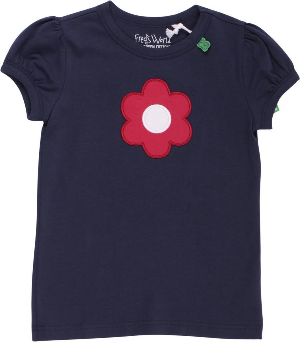 Fred's Word T-shirt Flower maat 116