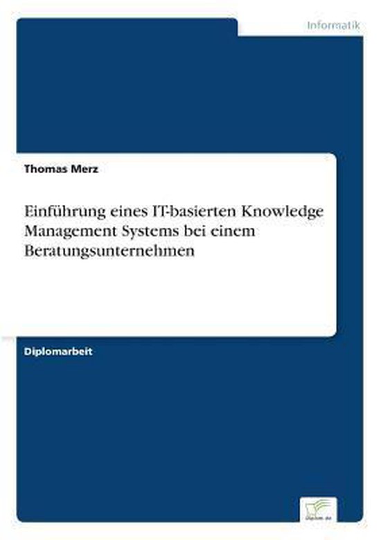 Einführung eines IT-basierten Knowledge Management Systems  ... - cover