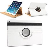 360 Graden Draaibaar Litchi Stand Case Apple iPad Air White