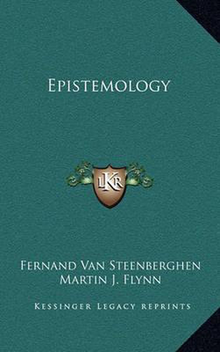 Epistemology van Fernand Van Steenberghen