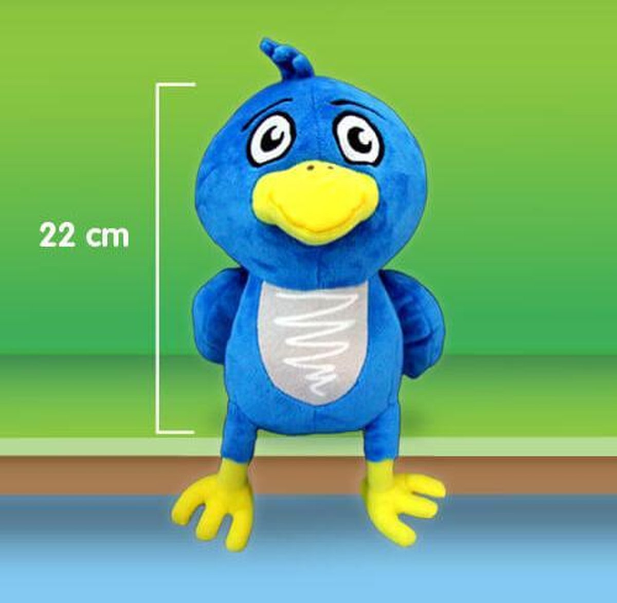 Huggybird Knuffel - Zacht materiaal - geschikt vanaf 2 jaar - 35cm