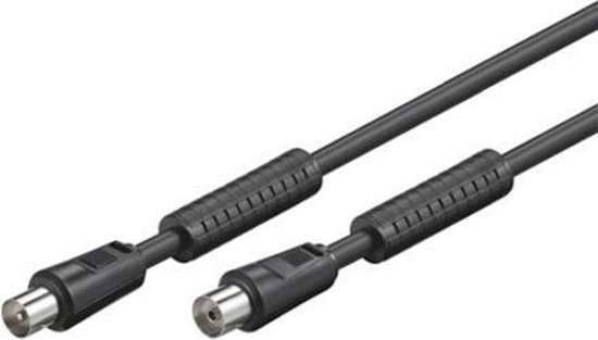 Alcasa S-PAK05S coax-kabel 5 m RF TV Zwart | bol.com