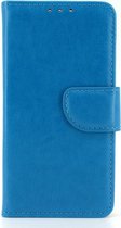 Xssive Hoesje voor Samsung Galaxy J2 2016 J210 - Book Case - geschikt voor pasjes - turquoise