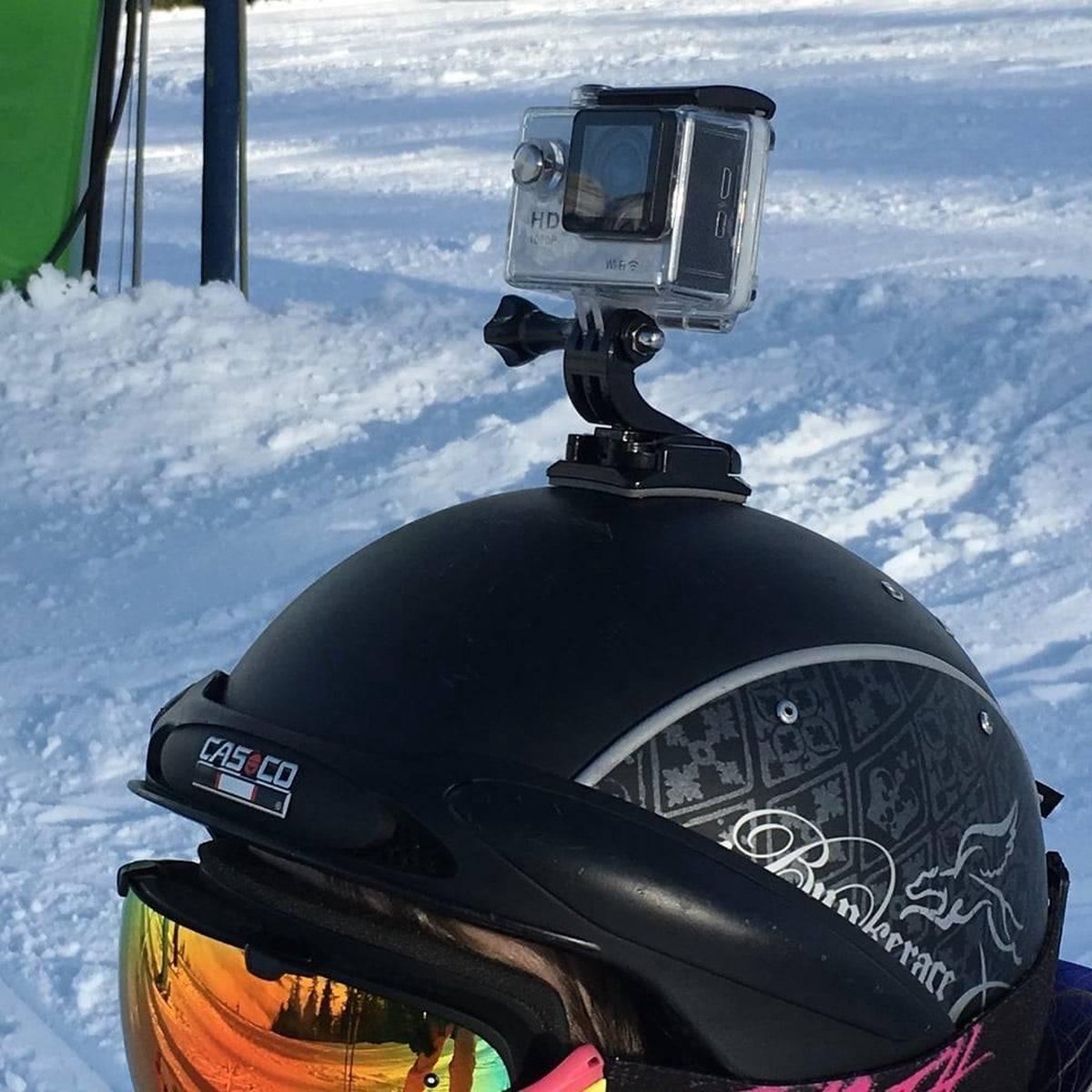 Captec GoPro Helmet Front Mount GoPro mount voor het monteren van je GoPro op je helm.
