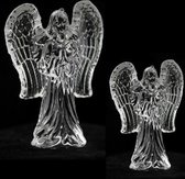 Engeltje van Glas met Matglazen Vleugels (10,4 cm)
