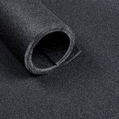 Sportvloer - Rol van 10 m² - Dikte 10 mm - Asfaltlook zwart - 10m x 1m