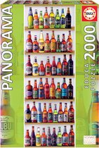 Legpuzzel - Panorama - 2000 stukjes - Bier uit de Hele Wereld  -  Educa puzzel