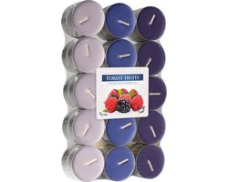 Bispol Geparfumeerde Waxinelichtjes - Bosvruchten - Set-30