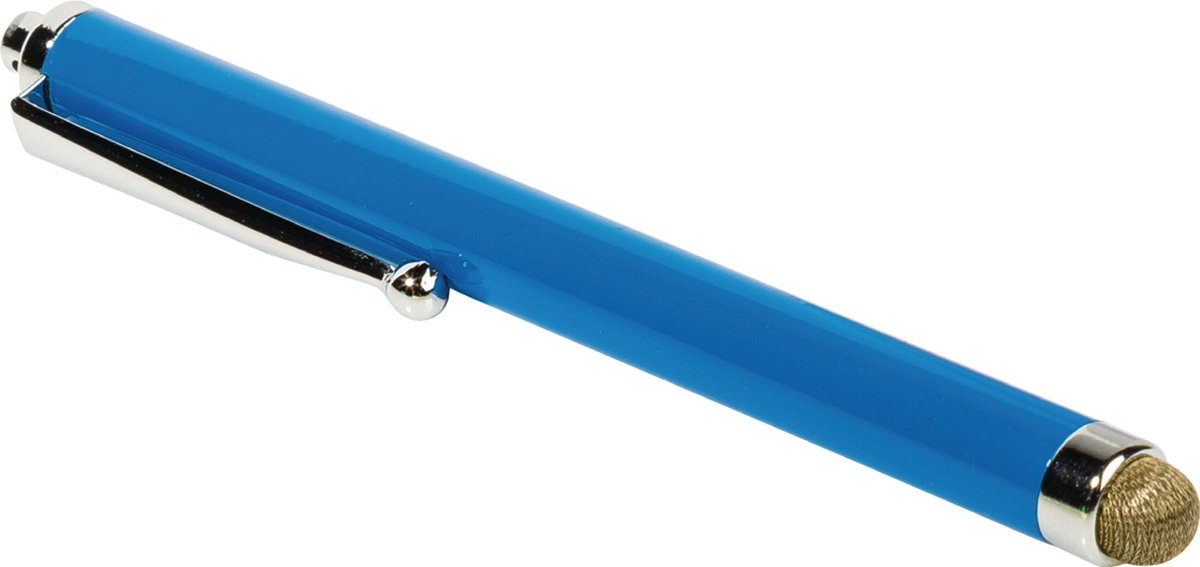 Sweex stylus pen met koper tip - blauw
